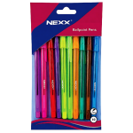 Nexx Colour Ballpoint Pens 10's